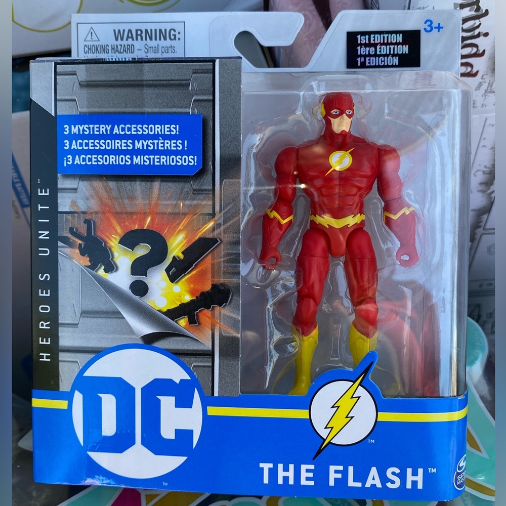 Spin Masters DC “The Flash” 4” Action Figure 1st Edition